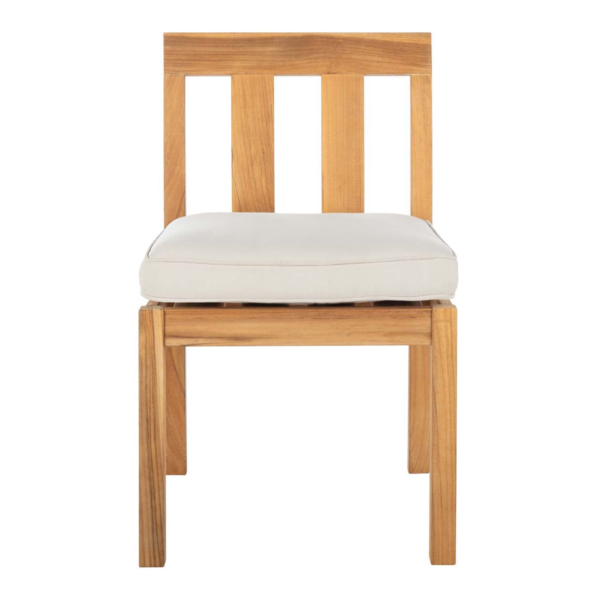 Montford Teak Dining Chair Natural (Set of 2) | Safavieh Couture - Natural / Beige