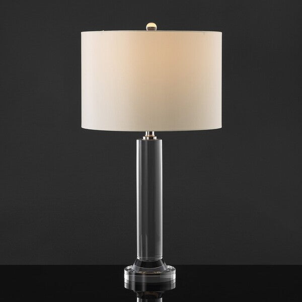 Safavieh Couture Saravia Crystal Table Lamp, CTL1064 - Nickel / White