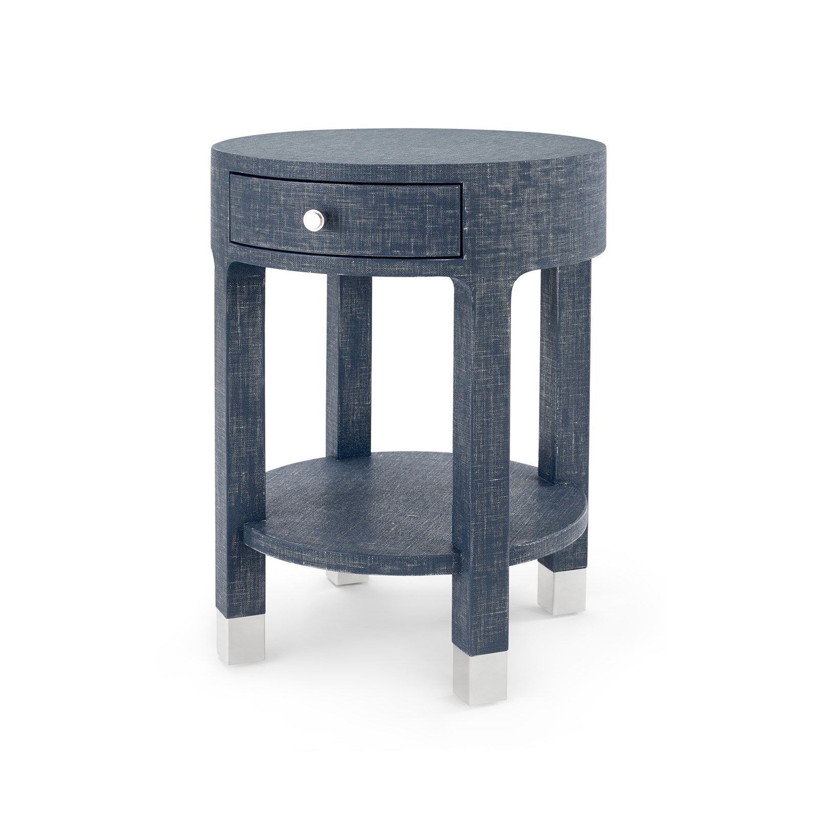 Dakota 1-Drawer Round Side Table | Villa & House  - DAK-115-5128