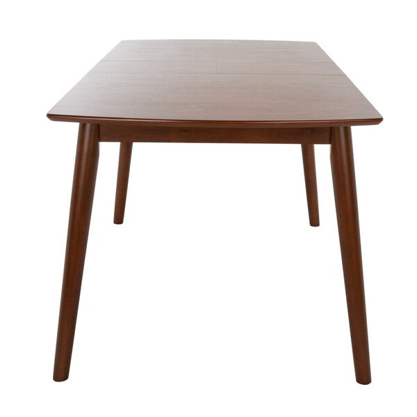 Kay Extension Dining Table, DTB1406 | Safavieh - Walnut 