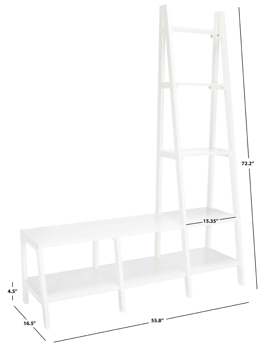 Elwin 7 Shelf Etagere | Safavieh - White