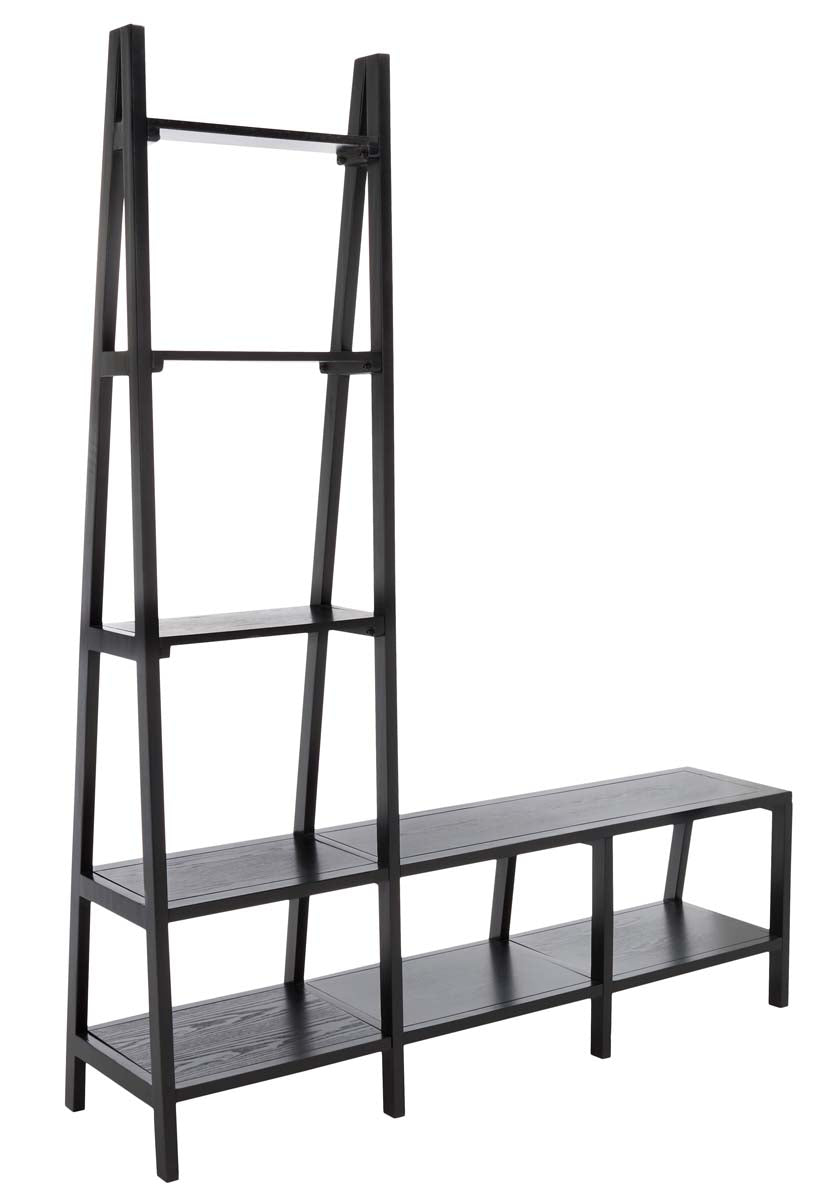 Elwin 7 Shelf Etagere | Safavieh - Black