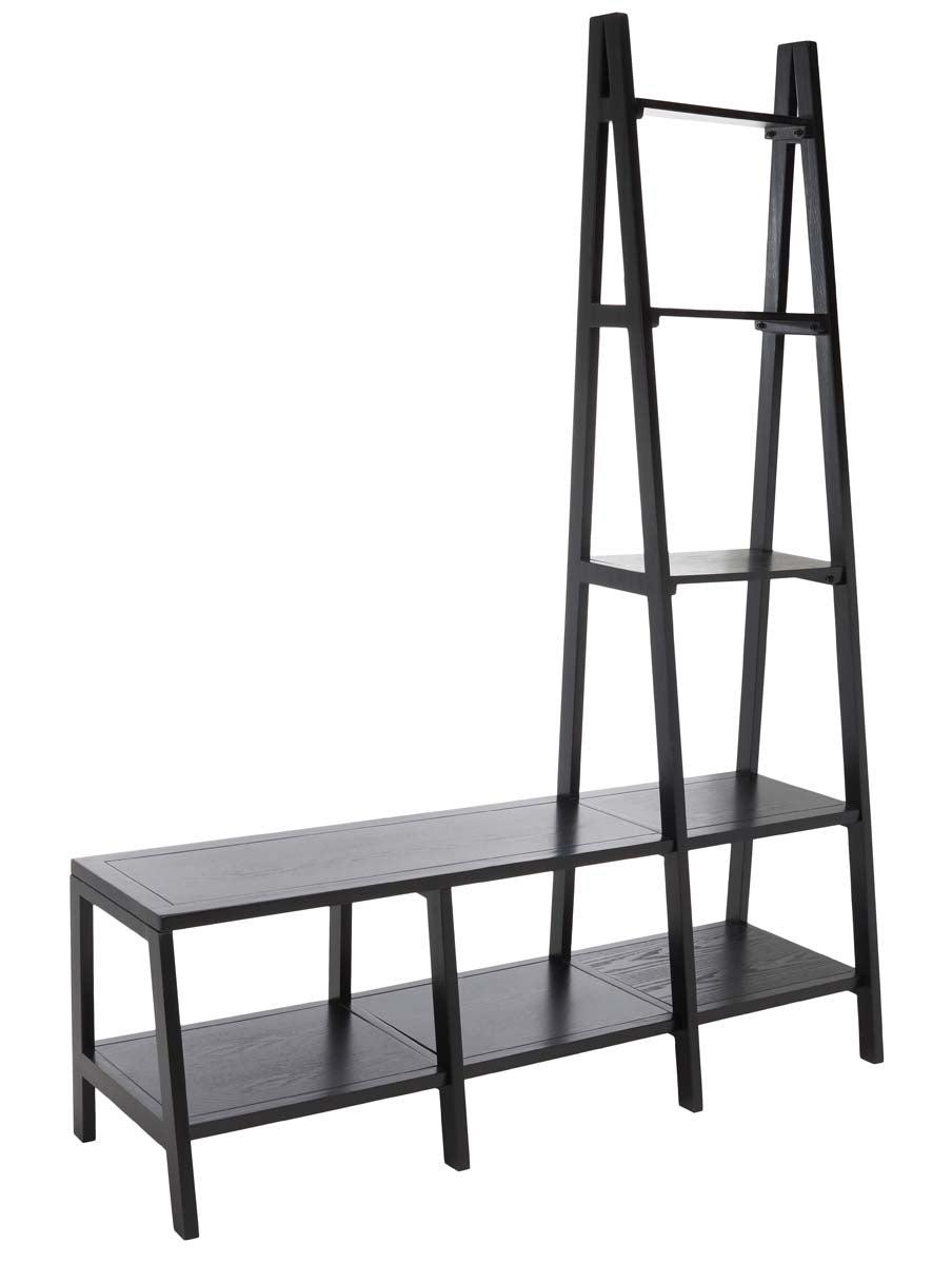 Elwin 7 Shelf Etagere | Safavieh - Black