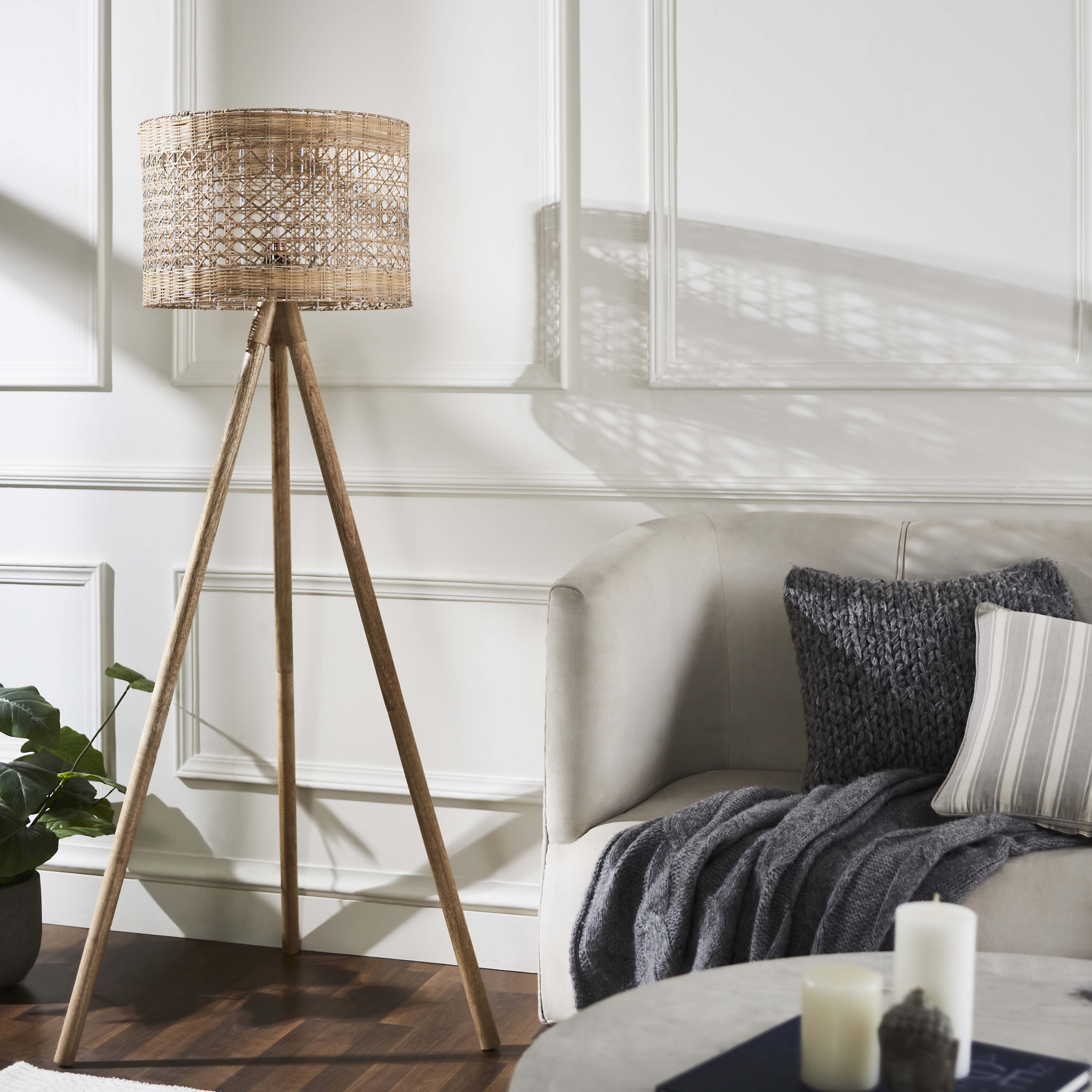 Safavieh Akroyd Floor Lamp , FLL2001 - Natural