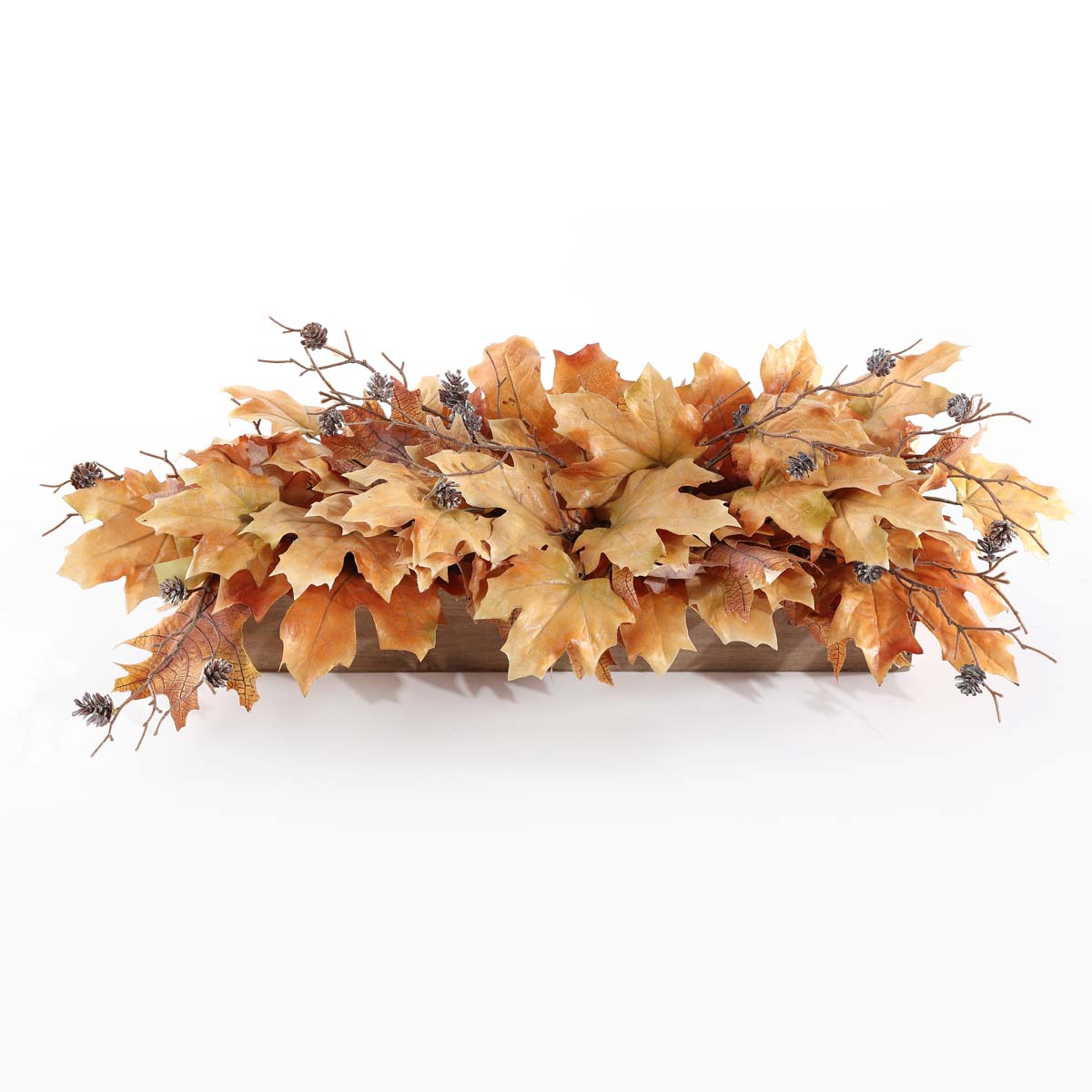 Faux 30 Inch Maple Leaf Potted Arrangement | Safavieh - FXP1066 - Orange / Yellow