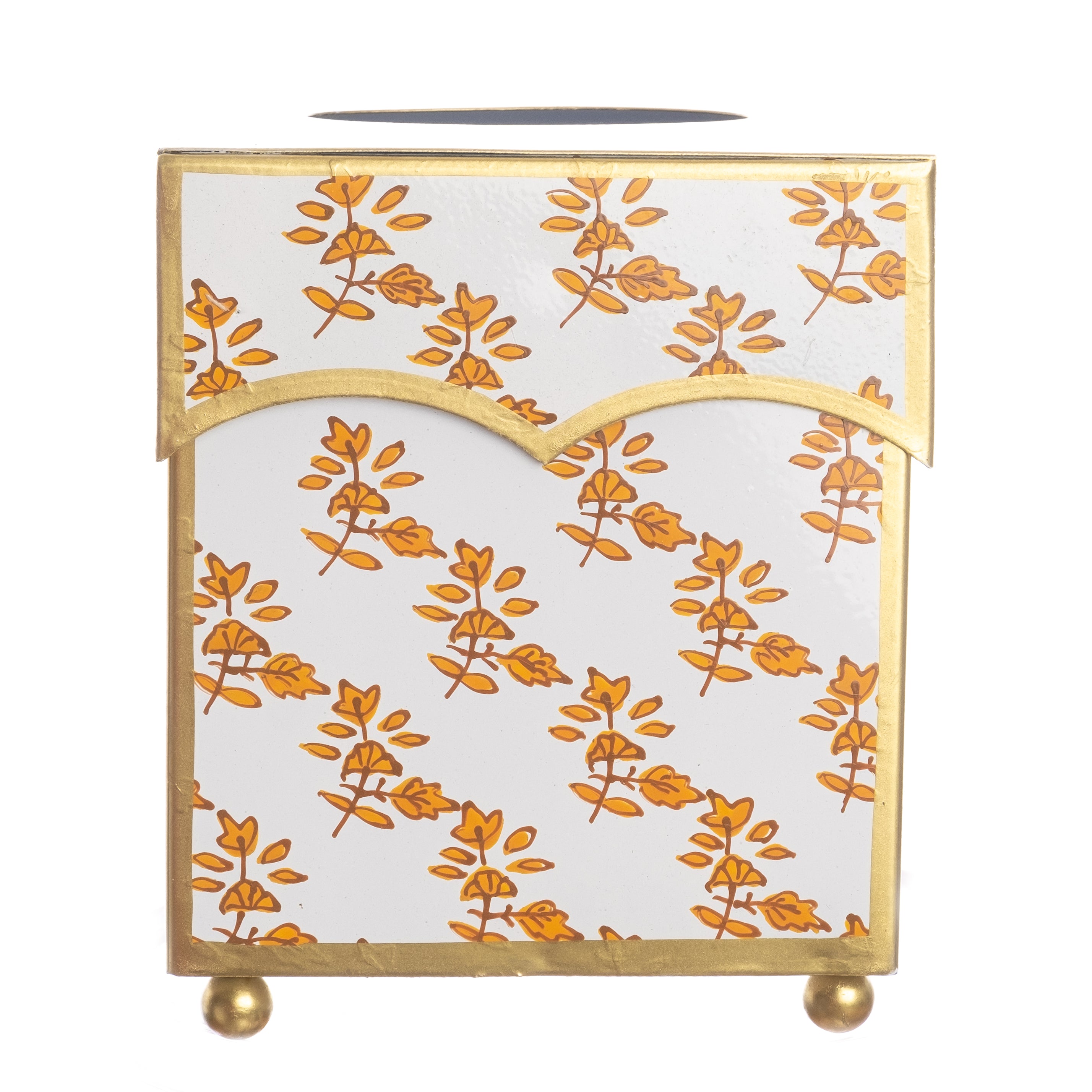 Orange Blossom Wastepaper Basket & Tissue (3 Options)