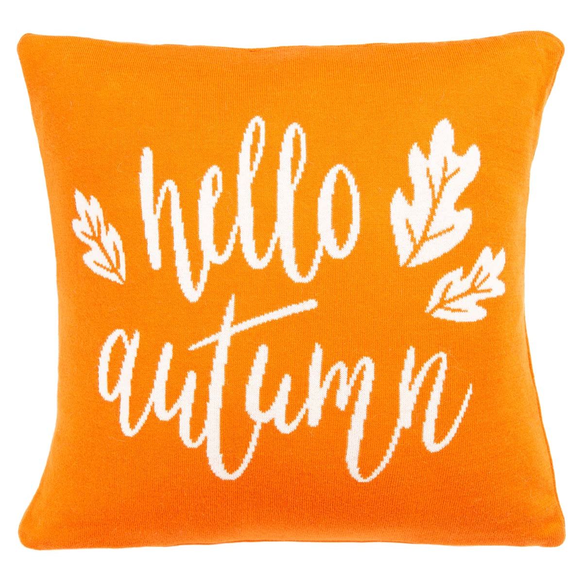 Hello Autumn Pillow | Safavieh - HOL3214 - Orange