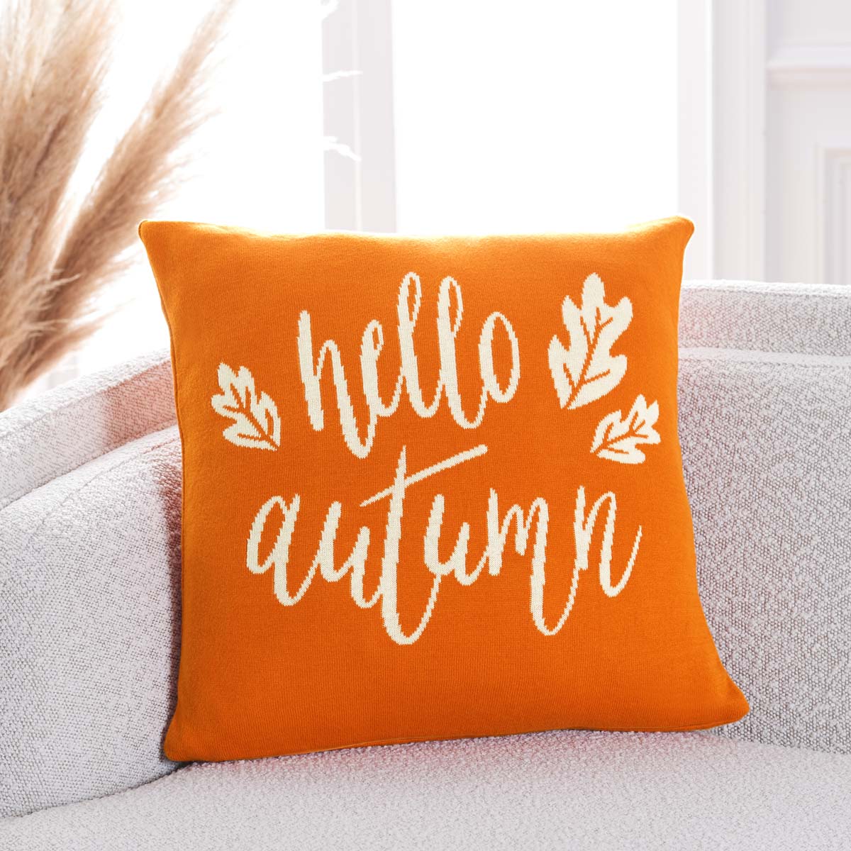 Hello Autumn Pillow | Safavieh - HOL3214 - Orange