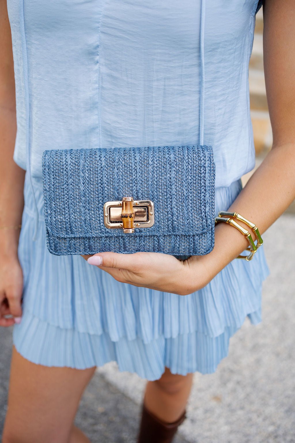 Lilly Clutch - Bamboo Toggle