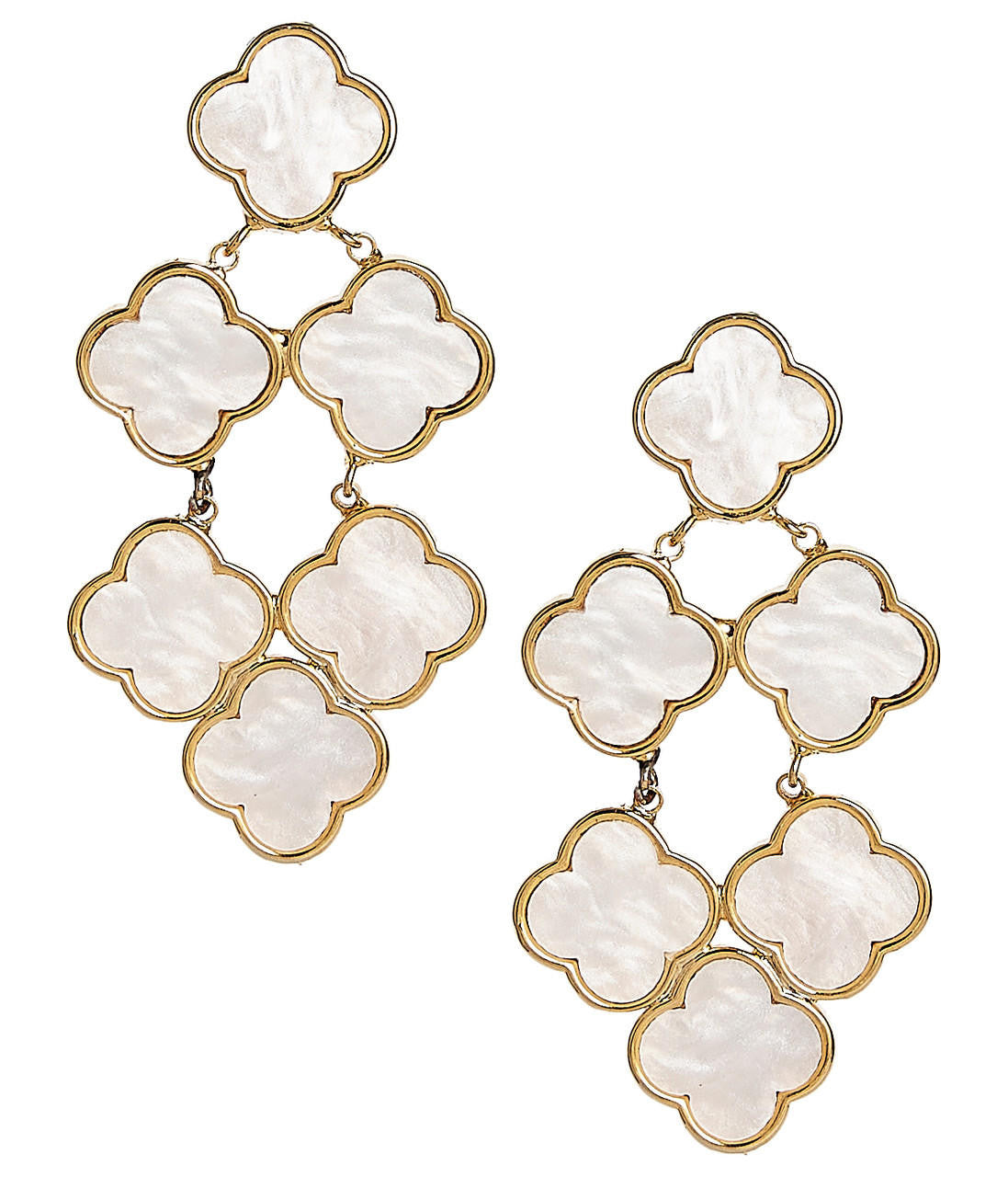 Camilla - Mother of Pearl - Statement Earring