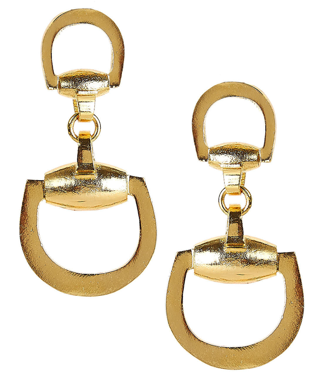 Horsebit - Gold Earrings