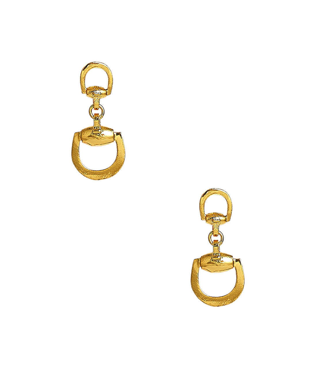 Mini Horsebit - Gold Earring