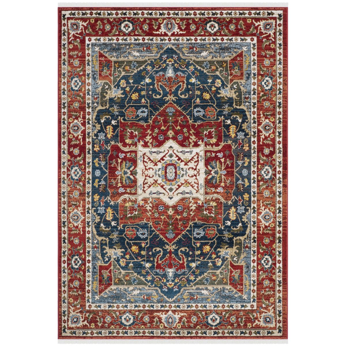 Camille Rug | Lauren Ralph Lauren - LRL1225 - Red / Navy