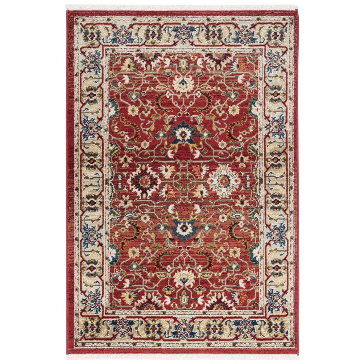 Ines Rug | Lauren Ralph Lauren - LRL1293 - Red / Beige