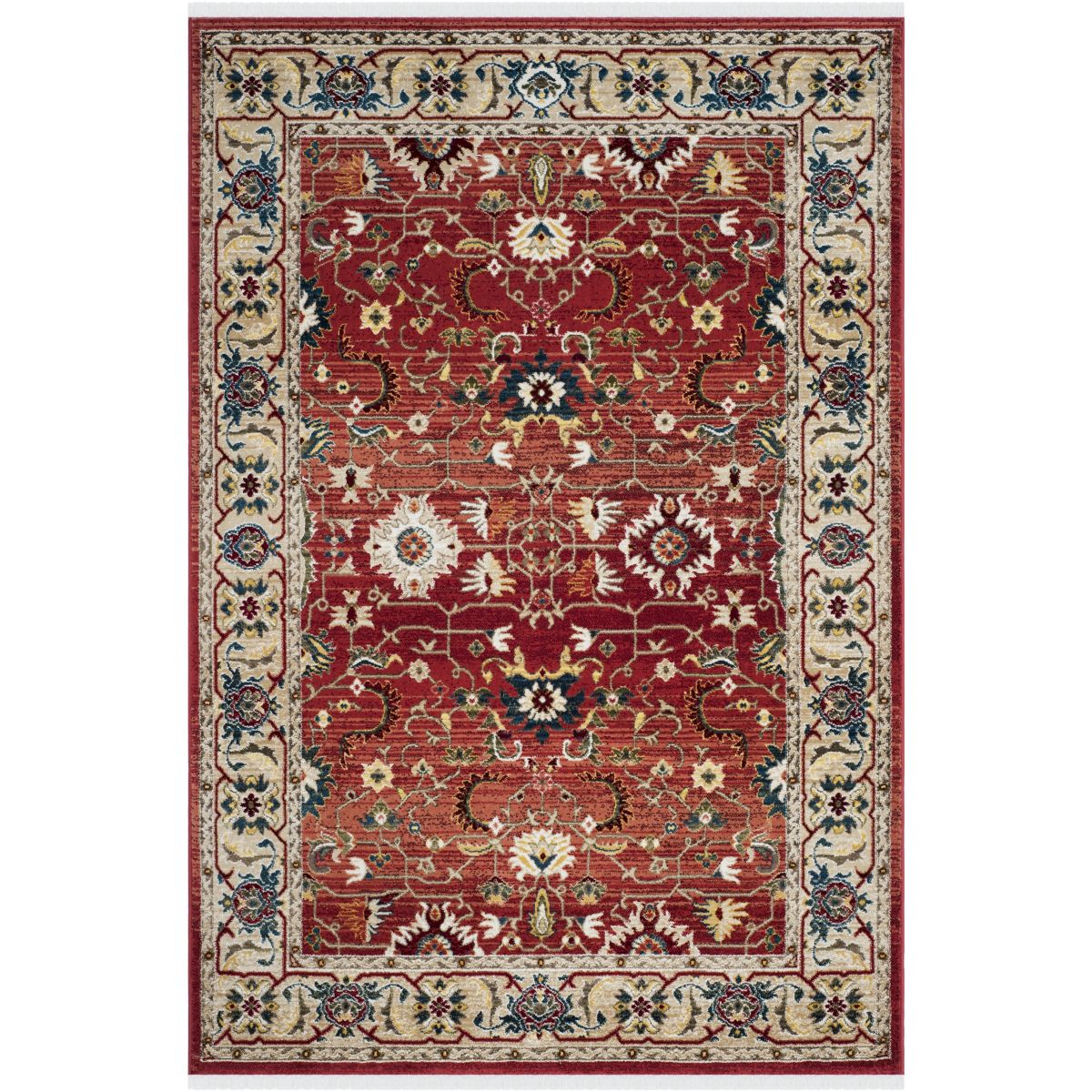 Ines Rug | Lauren Ralph Lauren - LRL1293 - Red / Beige