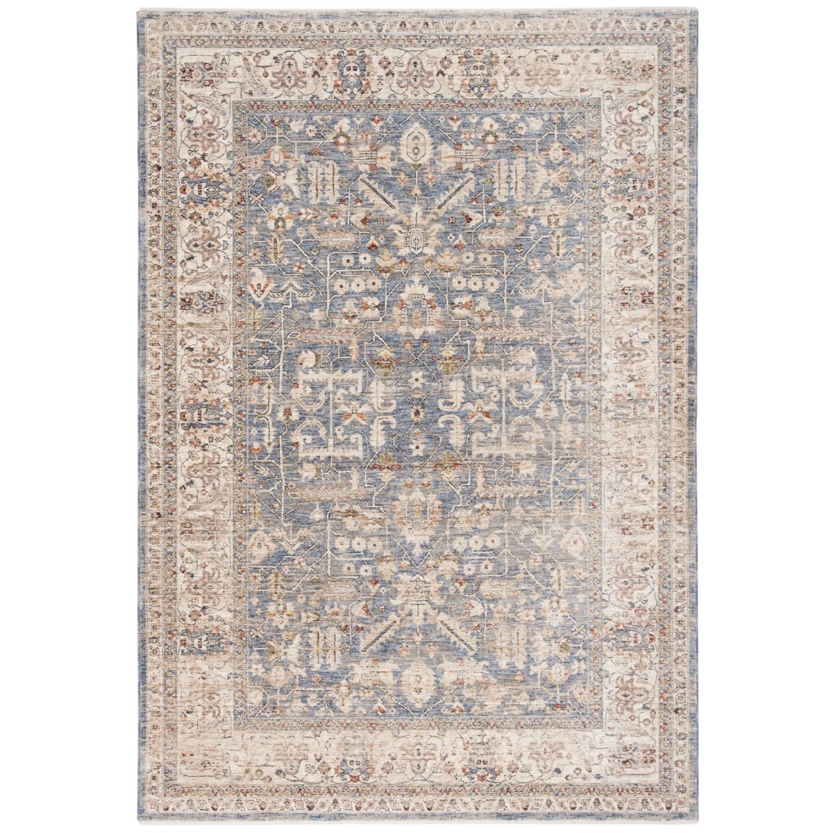 Sidney Rug | Lauren Ralph Lauren - LRL1350 - Light Blue / Ivory