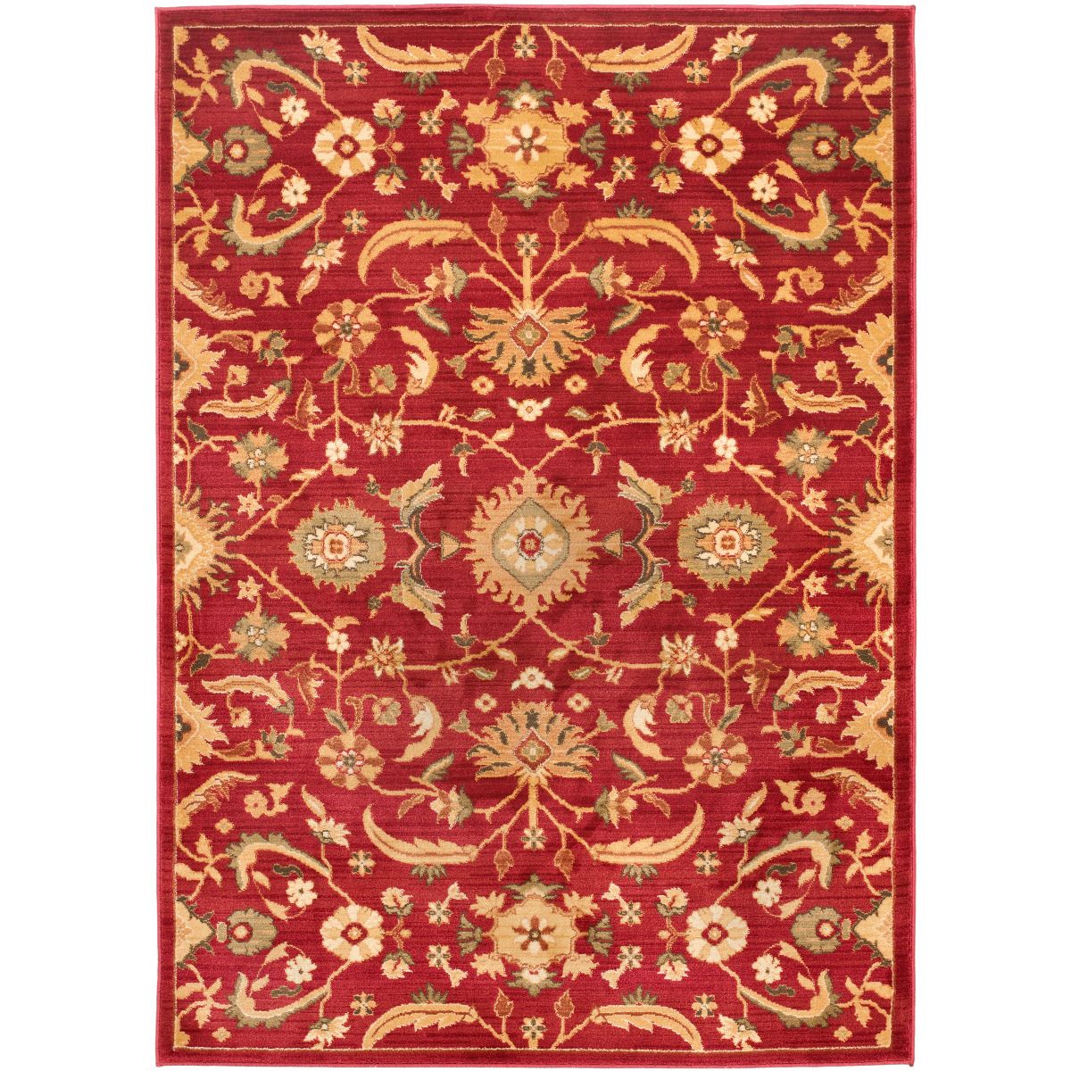 Adyson Rug | Lauren Ralph Lauren - LRL1671 - Red / Gold