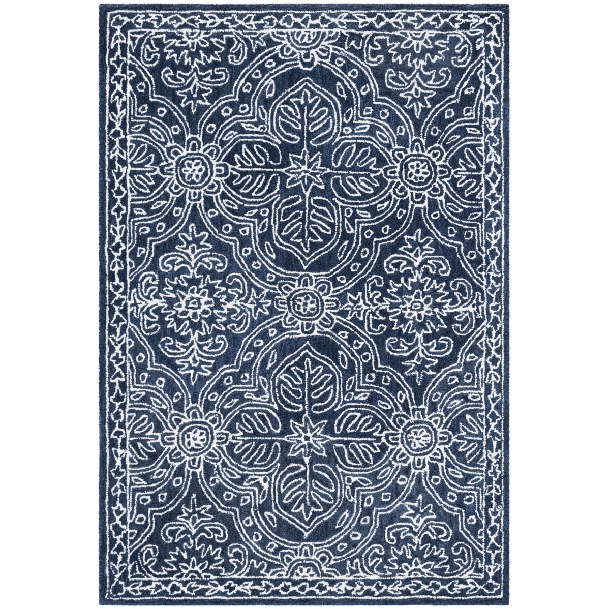 Eleanora Rug | Lauren Ralph Lauren - LRL6503 - Navy / Ivory