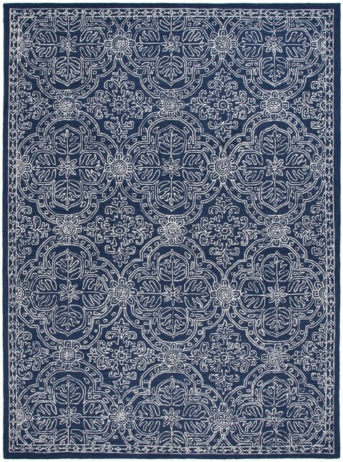 Eleanora Rug | Lauren Ralph Lauren - LRL6503 - Navy / Ivory