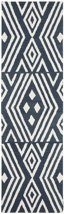 Imani Geometric Rug | Lauren Ralph Lauren - LRL6609 - Slate