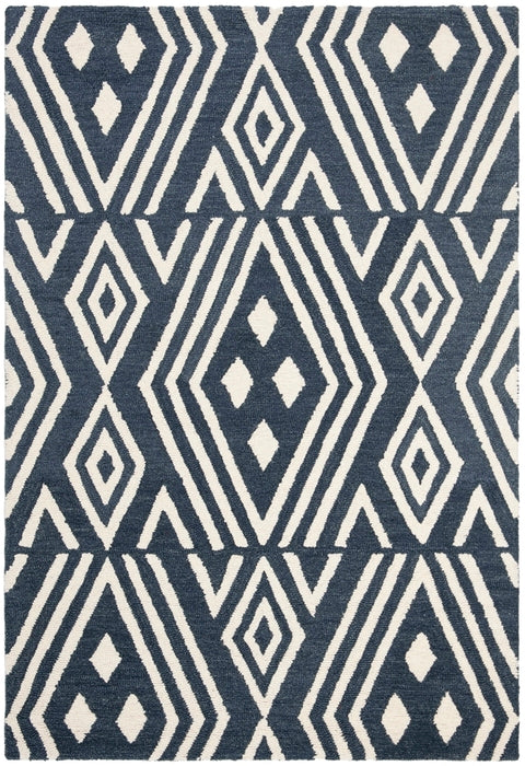 Imani Geometric Rug | Lauren Ralph Lauren - LRL6609 - Slate