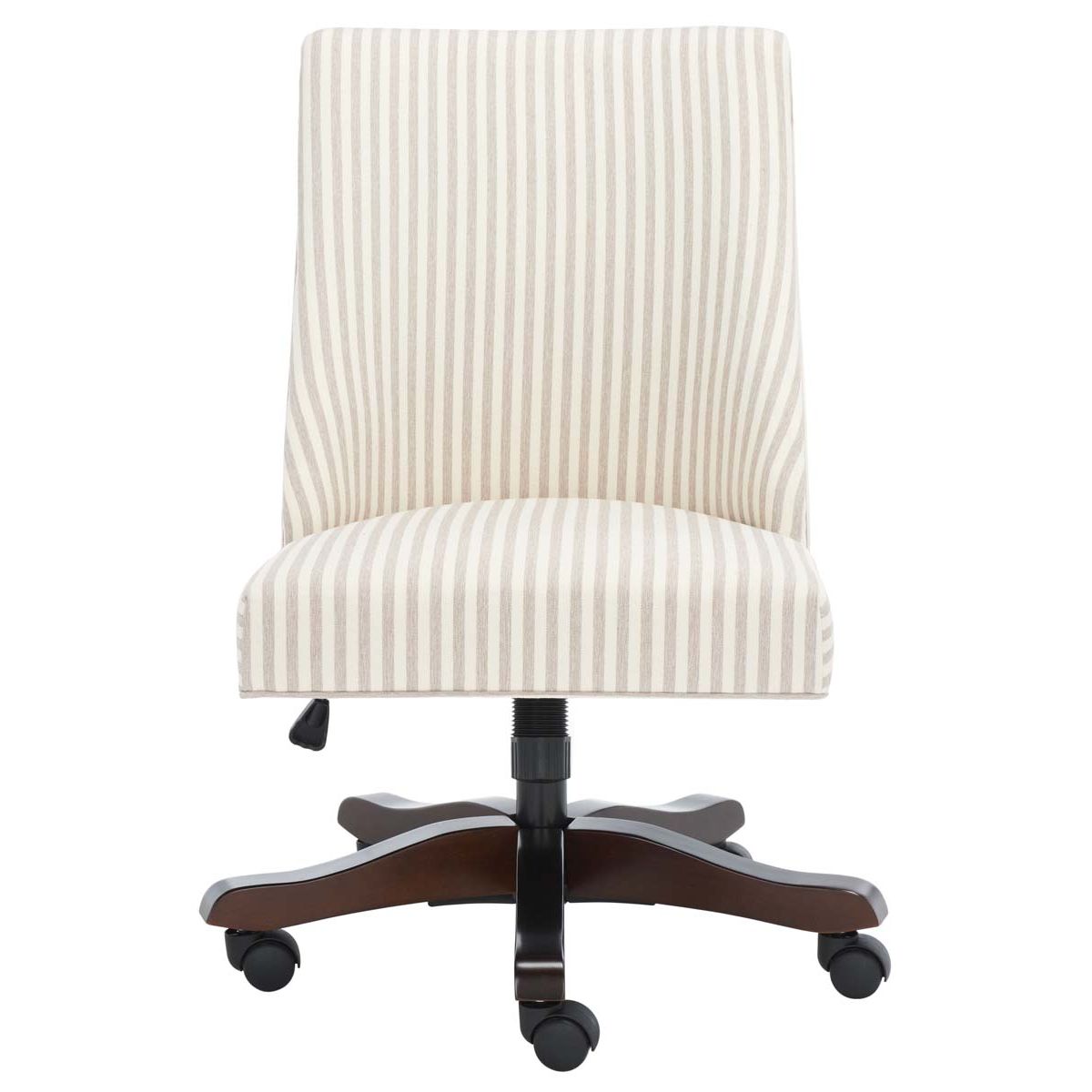 Scarlet Desk Chair | Safavieh - MCR1028 - Beige Stripe