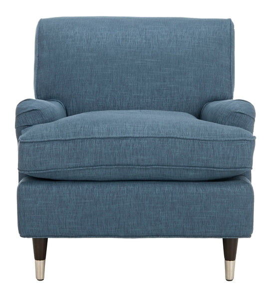 Chloe Club Chair, MCR4571 | Safavieh - Navy