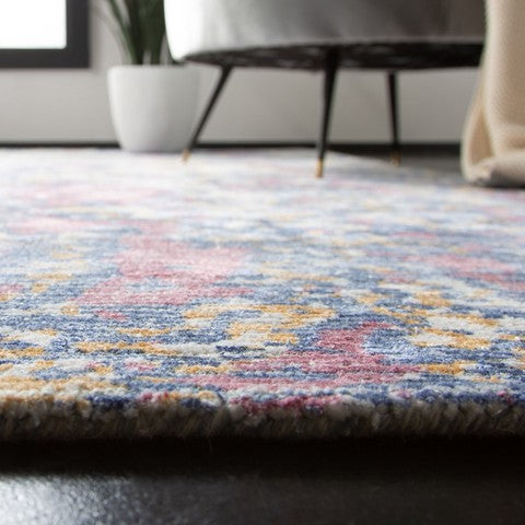 Mirage 732 Rug | Safavieh - MIR732N - Navy / Rust