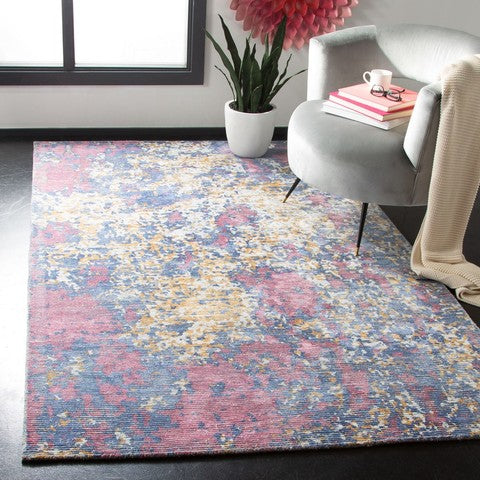 Mirage 732 Rug | Safavieh - MIR732N - Navy / Rust