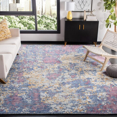 Mirage 732 Rug | Safavieh - MIR732N - Navy / Rust