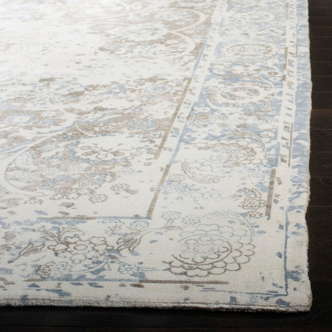 Mirage 973 Rug | Safavieh MIR973M - Blue / Charcoal