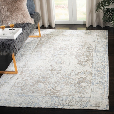 Mirage 973 Rug | Safavieh MIR973M - Blue / Charcoal