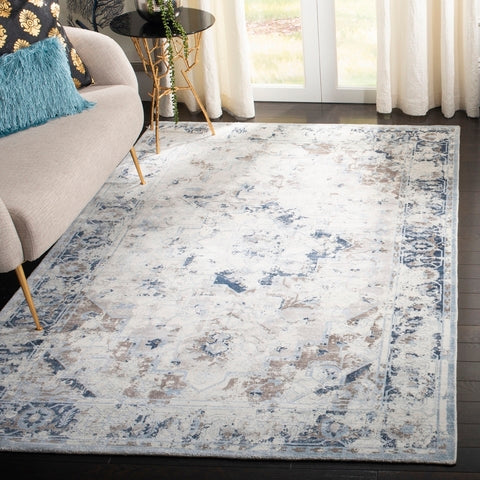 Mirage 976 Rug | Safavieh MIR976M - Blue / Creme