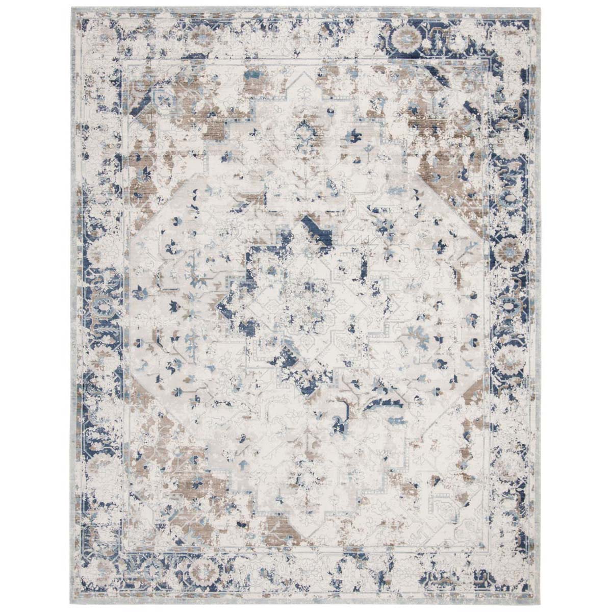 Mirage 976 Rug | Safavieh MIR976M - Blue / Creme