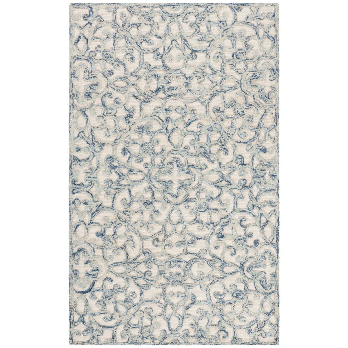 Martha Stewart 3513 Rug | Martha Stewart - MSR3513 - Blue / Ivory 9' X 12'