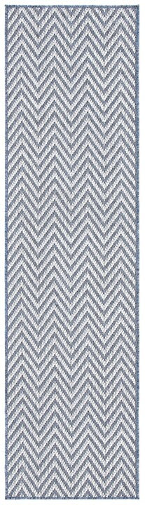 Indoor Outdoor 334 Rug | Martha Stewart - MSRO334 - Blue / Creme