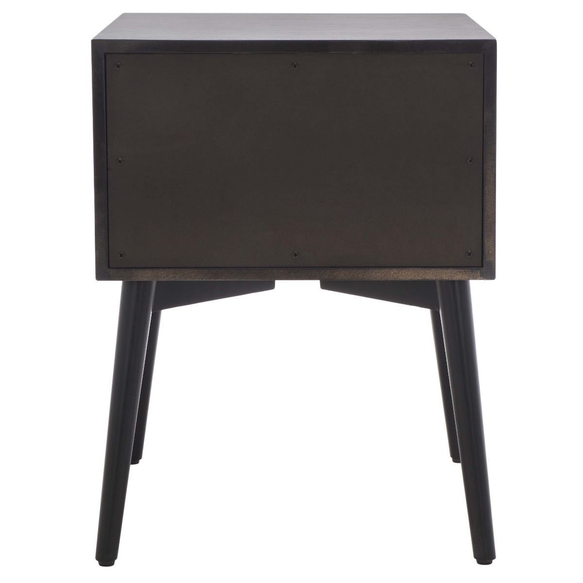 Scully 2 Drawer Nightstand | Safavieh - Black / Gold