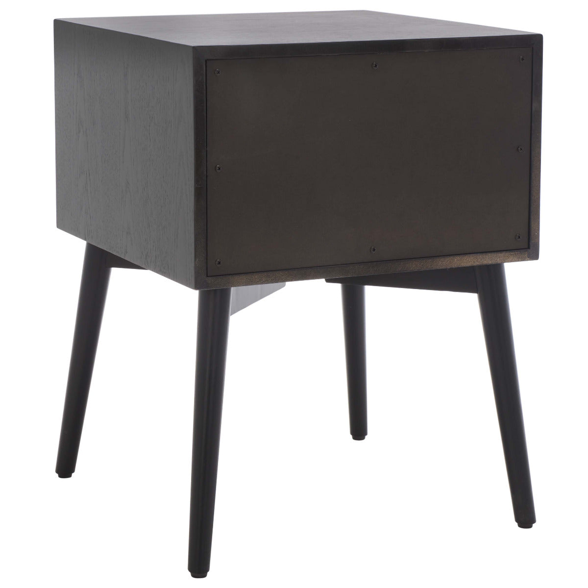 Scully 2 Drawer Nightstand | Safavieh - Black / Gold