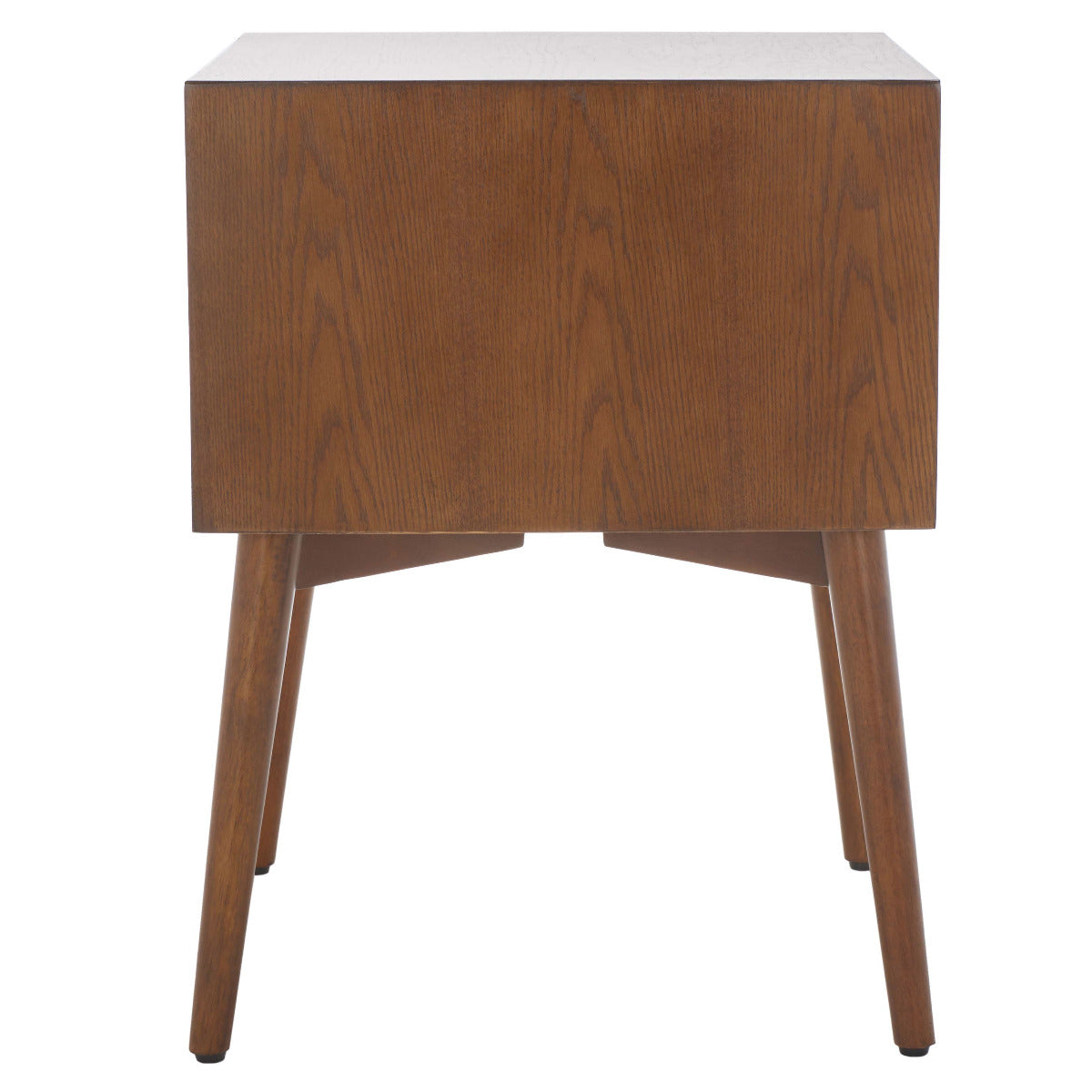 Scully 2 Drawer Nightstand | Safavieh - Oak / Gold