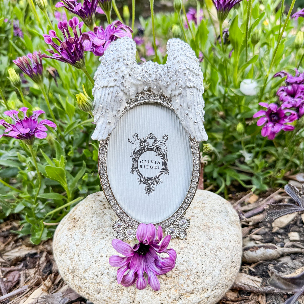 Angel Wings 2.5" x 3.5" Picture Frame