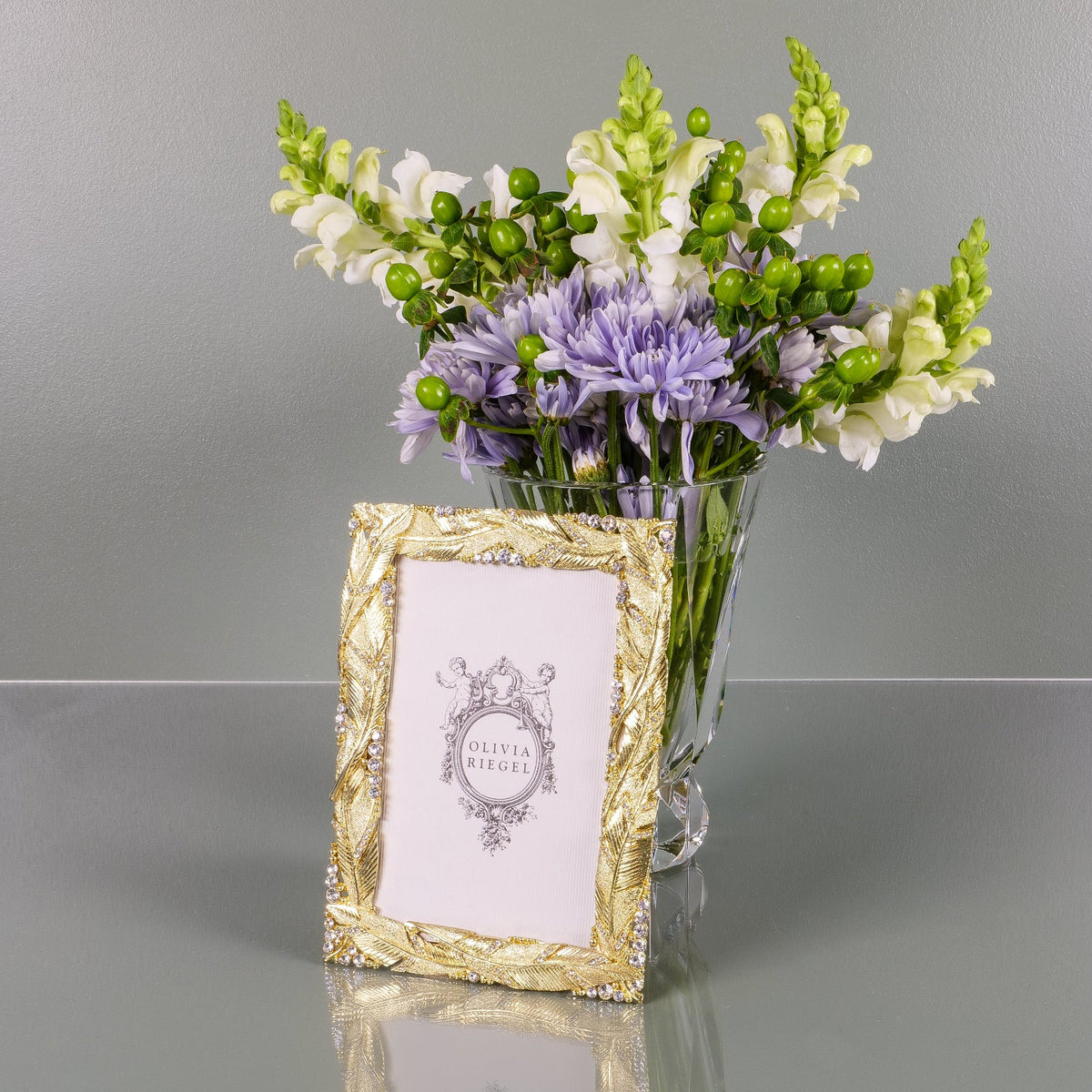 Preen Picture Frame, Gold