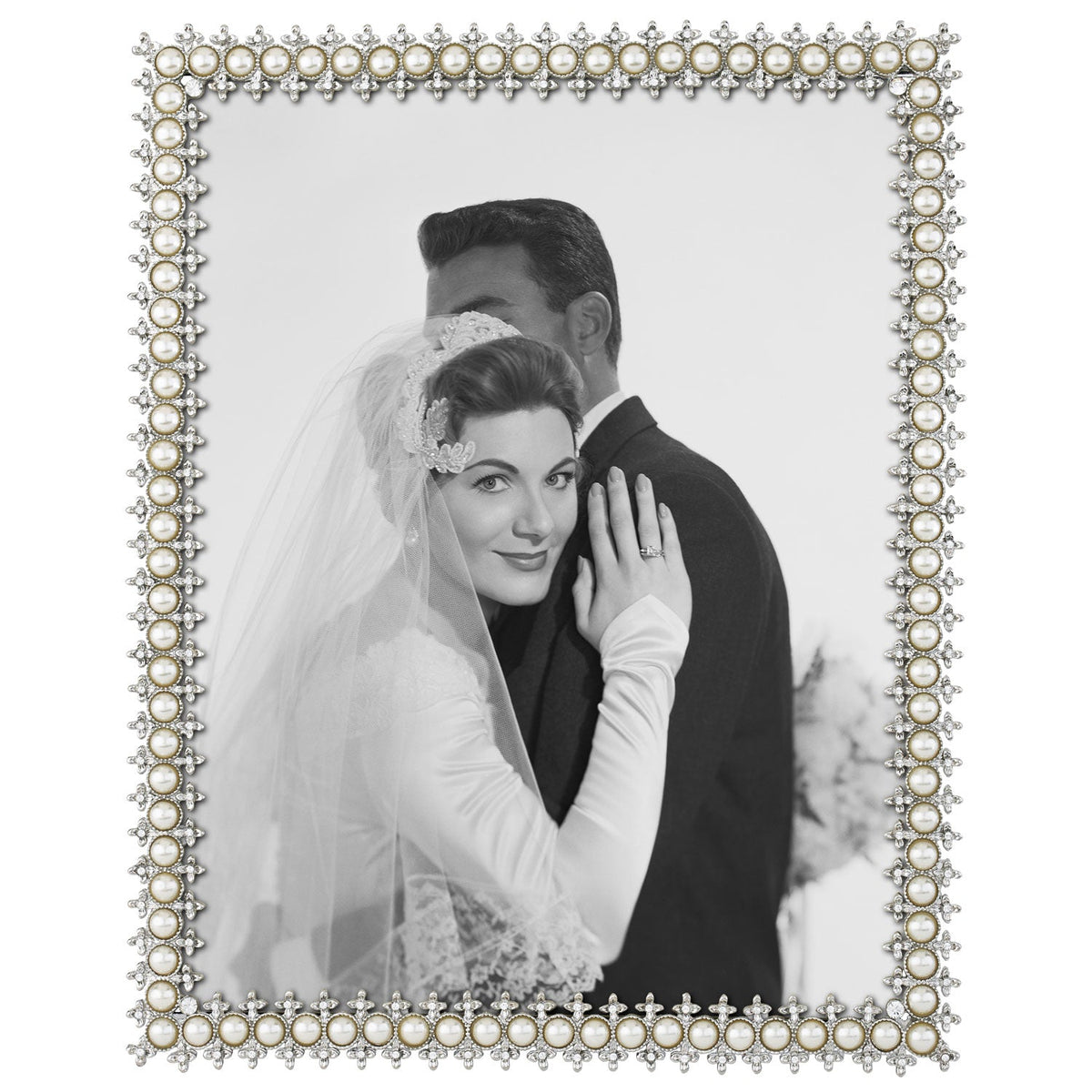 Crystal & Pearl Picture Frame