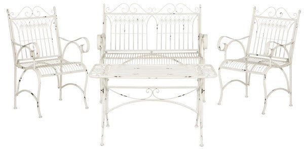 Safavieh Leah 4 Piece Set - Antique White