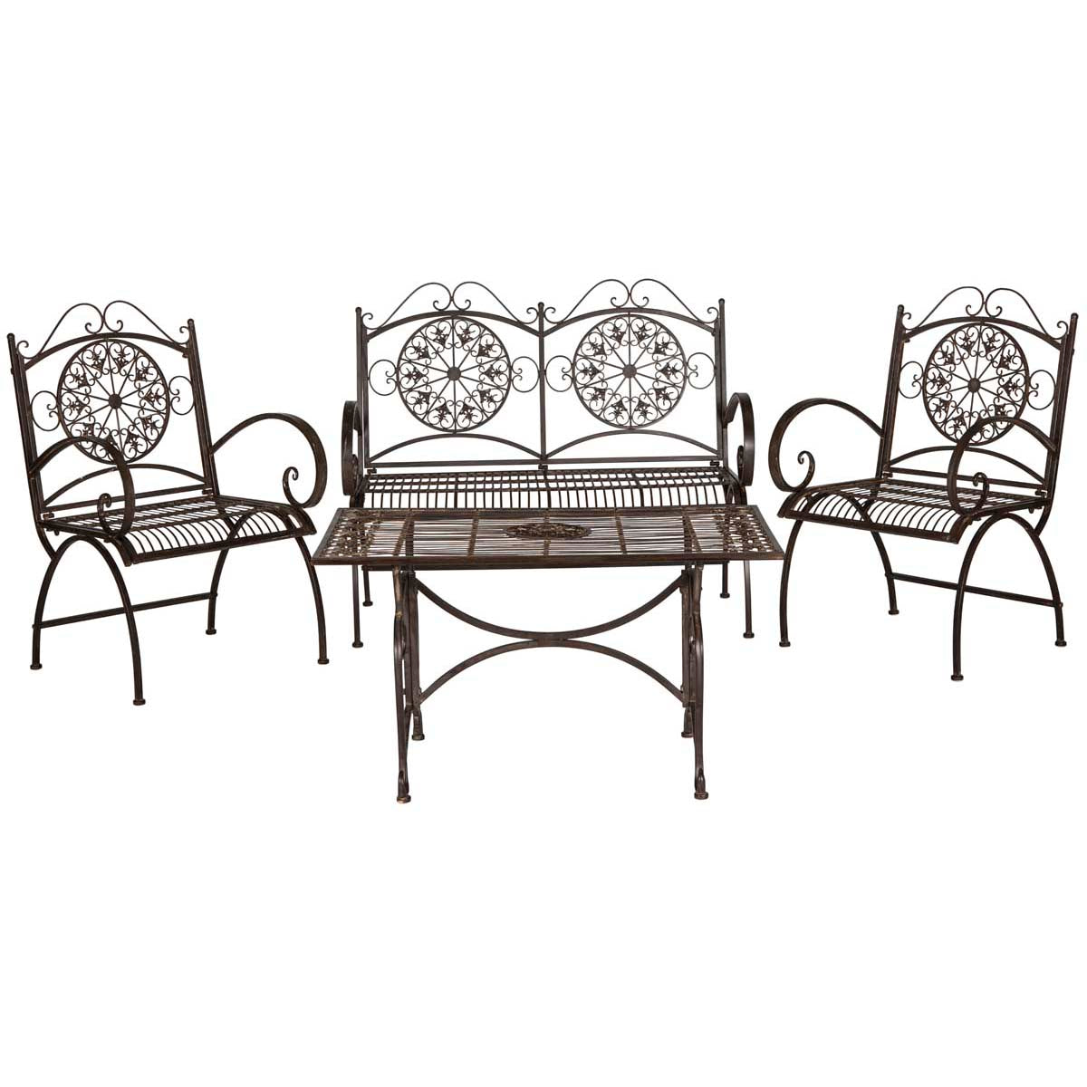 Safavieh Sophie 4 Piece Set - Rustic Brown