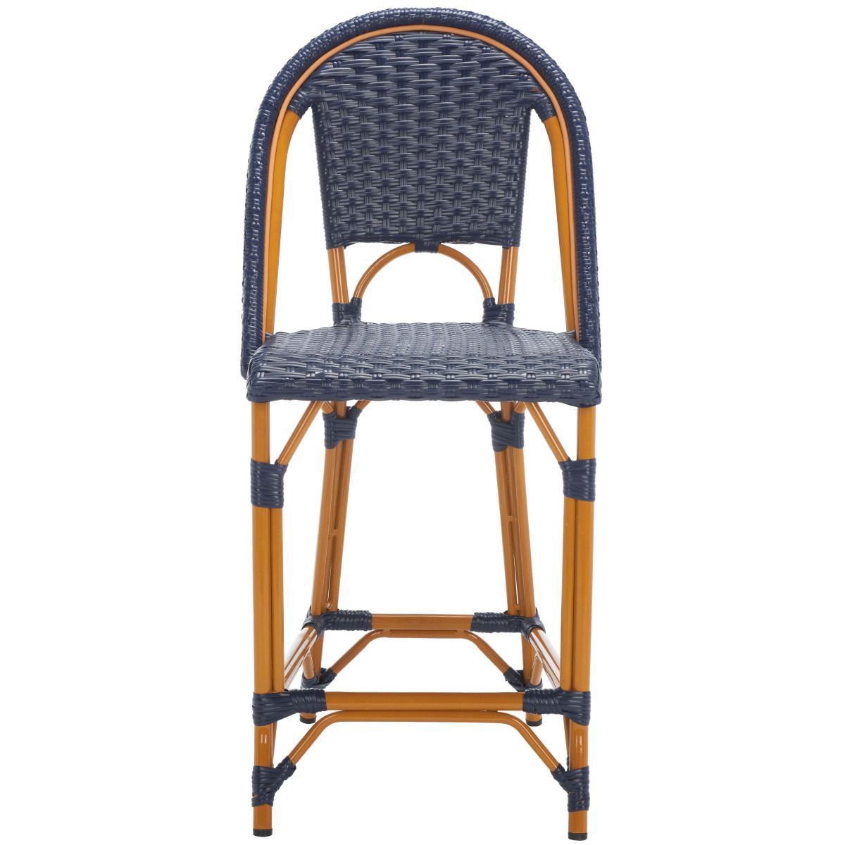 California Counter Stool | Safavieh - PAT7532 - Navy 