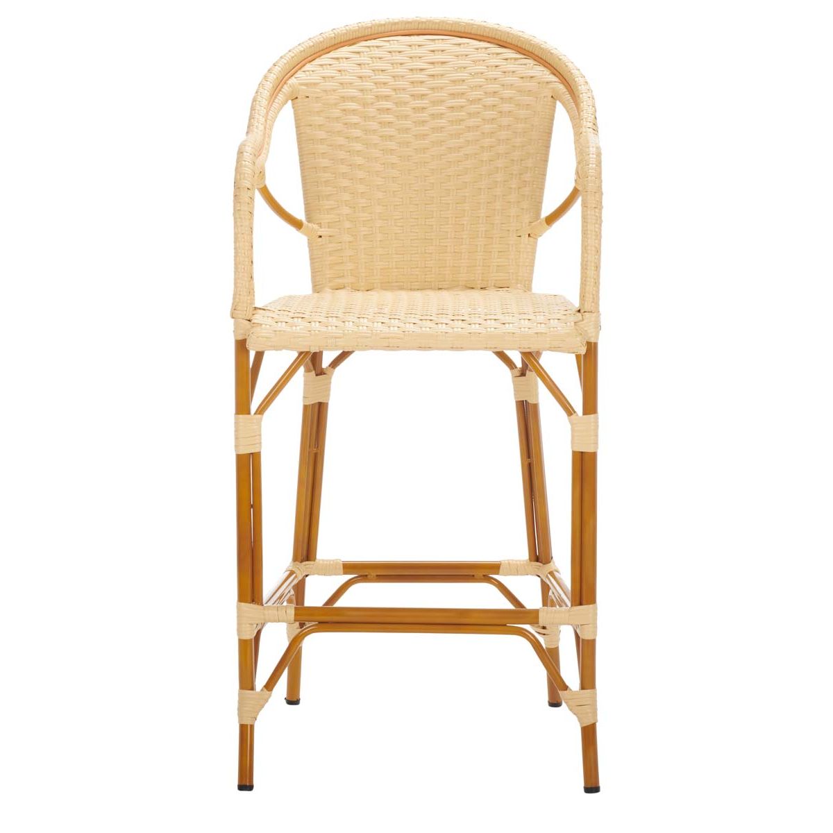 California Bar Stool | Safavieh - PAT7535 - Natural