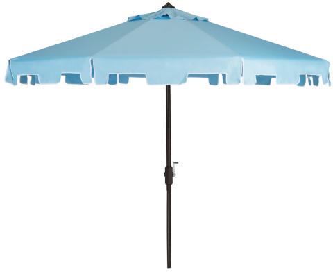 uv-resistant-zimmerman-9-ft-crank-market-push-button-umbrella-with-flap-safavieh-pat8000-Baby Blue / White