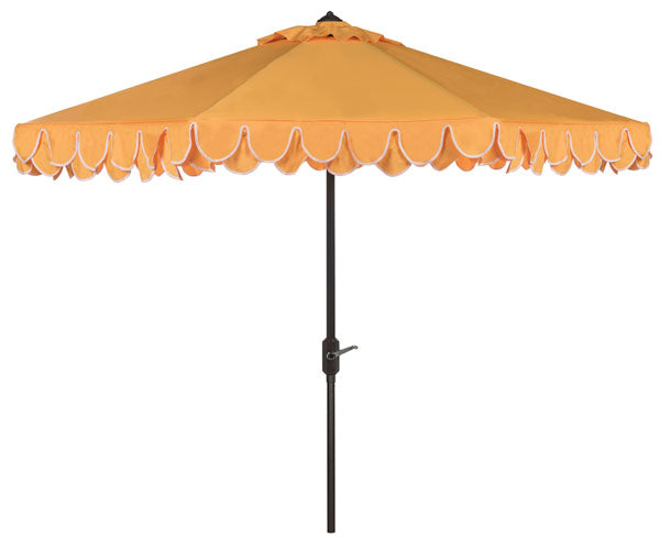 uv-resistant-elegant-valance-9ft-auto-umbrella-safavieh-pat8006-Yellow / White