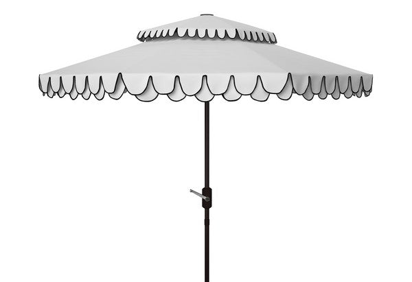 elegant-valance-9ft-double-top-umbrella-safavieh-pat8206-4-Ivory/Black