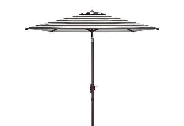 iris-fashion-line-7-5-ft-square-umbrella-safavieh-pat8404-Black/White